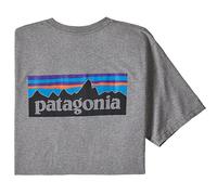 Patagonia 38504-GLH M's P-6 Logo Responsibili-Tee T-Shirt Mens Gravel Heather XL