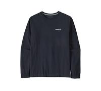Patagonia Long-Sleeved P-6 Logo Responsibili-Tee (Farbe: New Navy, Größe: M)