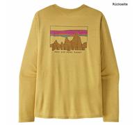 Patagonia L/S Cap Cool Daily Shirt '73 Skyline Langarmshirt, M, limestone yellow - light limestone yellow x-dye
