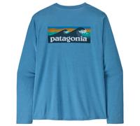Patagonia - L/S Cap Cool Daily Shirt Boardshort Logo - Funktionsshirt, Gr. XXL, blau (ShoreBlue/LightShoreBlueX-Dye)