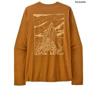 Patagonia - L/S Cap Cool Daily Shirt Cloud Crag - Funktionsshirt, Gr. M, braun (CinnamonBrown/DarkCinnamonBrownX-Dye)