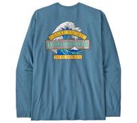 Patagonia - L/S Great Waves Responsibili-Tee - Longsleeve, Gr. XL, blau (ShoreBlue)