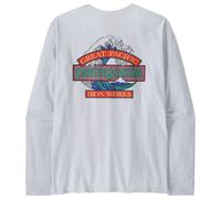 Patagonia - L/S Great Waves Responsibili-Tee - Longsleeve, Gr. XS, grau (White)