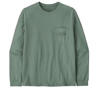 Patagonia - L/S MW '95 Oval Logo Pocket Tee - Longsleeve, Gr. L, grün (CoverGreen)