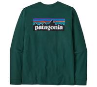 Patagonia - L/S P-6 Logo Responsibili-Tee - Longsleeve, Gr. XS, grün (CascadeGreen)