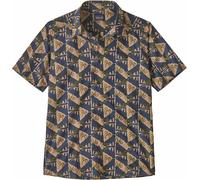 Patagonia - Leichtes, atmungsaktives Hemd aus Bio-Baumwolle - Herren - M's Go To Shirt Jaguar Geo Dolomite Blue - M's Go To Shirt Blau L