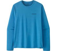 Patagonia - Leichtes, atmungsaktives Wander-T-Shirt mit langen ärmeln - Herren - M's L/S Cap Cool Daily Shirt Boardshort Logo Shore Blau S