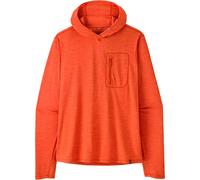 Patagonia - Leichtes, schnell trocknendes Wander-T-Shirt mit Knopfleiste an der Kapuze - Herren - M's Cap Cool Sun Hoody Coal Orange Orange M