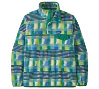 Patagonia - Lightweight Synch Snap-T P/O - Fleecepullover, Gr. L, türkis (PaintedLines:ShoreBlue)