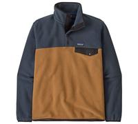 patagonia lightweight synchilla snap t fleece blau braun manner