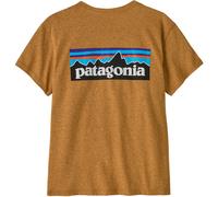 Patagonia Logo P-6 Responsibili Damen T-Shirts braun Größe XL Lifestyle Hautfreundlich