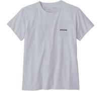 Patagonia Damen T-Shirt P-6 Logo Responsibili-tee Weiß M