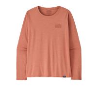 Patagonia - Women's L/S Cap Cool Daily Graphic Shirt - Longsleeve, Gr. XS, rosa (Strataspire:MomentPinkX-Dye)
