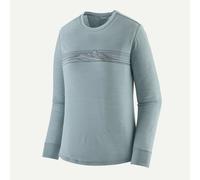 Patagonia Long-Sleeved Capilene Cool Merino Blend Graphic Shirt Woman - Thermal Blue L