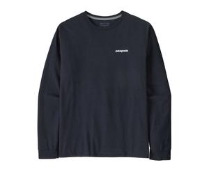 Patagonia Long-Sleeved P-6 Logo Responsibili-Tee (Farbe: New Navy, Größe: S)