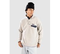 Patagonia LW Synch Snap-T Half-Zip Fleece Pullover oatmeal htr w / smlder bl Herren Gr. XL
