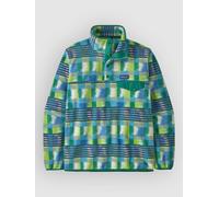 Patagonia - Lightweight Synch Snap-T P/O - Fleecepullover, Gr. XL, türkis (PaintedLines:ShoreBlue)