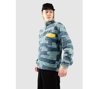 Patagonia LW Synch Snap-T Half-Zip Fleece Pullover quilty fitz / wetland blue Herren Gr. XL