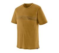 Patagonia - Cap Cool Merino Graphic Shirt - Merinoshirt, Gr. XL, braun (StrataStripe:BobcatBrown)