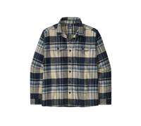 Patagonia - Fjord Flannel Shirt - Hemd, Gr. XL, grau (Hibernate:SunkenBlue)