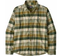 Patagonia Cotton in Conversion Lightweight Fjord Flannel Langarmshirt, L, rocky: old growth green
