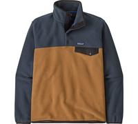 patagonia lightweight synchilla snap t fleece blau braun manner S