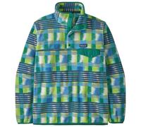 Patagonia Men's Lightweight Synchilla Snap-T Pullover - Fleecepullover (Auslauf) Painted Lines: Shore Blue S
