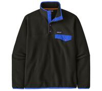 Patagonia Men's Lightweight Synchilla Snap-T Pullover - Fleecepullover Black w/P6 Blue XL