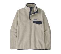Patagonia Men's Lightweight Synchilla Snap-T Pullover - Fleecepullover Oatmeal Heather w/New Navy XL