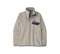Patagonia Men's Lightweight Synchilla Snap-T Pullover oatmeal heather w/smolder blue S