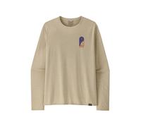 Patagonia Men's Long-Sleeved Cap Cool Daily Graphic Shirt - Lands pumice x-dye S