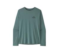 Patagonia Funktionsshirt L/S Cap Cool Daily Cloud Crag Blue Sage Light Blue Sage X-Dye Gr. M