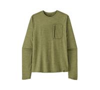 Langarm-T-Shirt Patagonia M's L/S Cap Cool Sun Shirt (Caper Green - Buckhorn Green X-Dye) Herren L