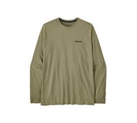 Patagonia Men's Long-Sleeved P-6 Logo Responsibili-Tee P-6 Outline gumtree green S