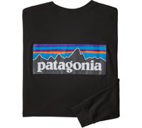 Langärmeliges Oberteil Patagonia L/s P-6 Logo Responsibili-tee (Black) L