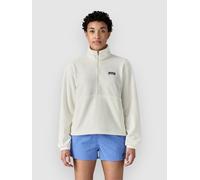 Patagonia - Women's Micro D 1/2 Zip Fleece P/O - Fleecepullover, Gr. L, beige (BirchWhite)