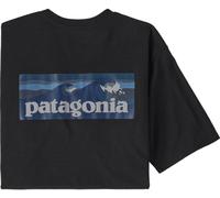 Patagonia - Boardshort Logo Pocket Responsibili-Tee - T-Shirt, Gr. XL, schwarz (InkBlack)