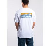 Patagonia M's Boardshort Logo Pocket Responsibili-Tee White L