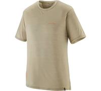 Patagonia Men's Cap Cool Merino Blend Graphic Shirt Multi-Pitch weathered stone M