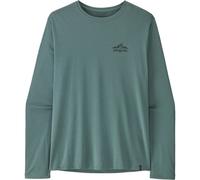 Patagonia Herren Langarmshirt Capilene Cool Daily Cloud Crag – Gr. L – Blue Sage X-Dye