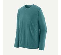 M's L/S Cap Cool Daily Shirt Oberteil - Patagonia Light Wetland Blue X Dye XL