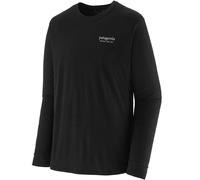 PATAGONIA M's L/s Cap Cool Merino Graphic Shirt - Herren - Schwarz - Größe M- Modell 2026