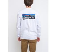 Patagonia M's L/S P-6 Logo Responsibili-Tee White XL