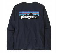 PATAGONIA M's L/S P-6 Logo Responsibili-Tee XL New Navy