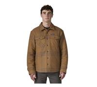 Patagonia Lightweigt Insulated Fjord Flannel Shirt Deer Brown Braun L