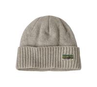 Patagonia - Mütze mit Revers - Brodeo Beanie OG Legacy Label Crisp Grey für Herren aus Wolle - Grau Grau one size