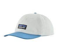 Patagonia P-6 Label Trad Cap Basecap, birch white w/shore blue