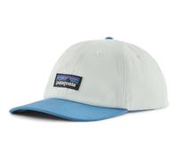 Patagonia P-6 Label Trad Cap Basecap, birch white w/shore blue