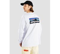 Patagonia - L/S P-6 Logo Responsibili-Tee - Longsleeve, Gr. XS, grau (White)