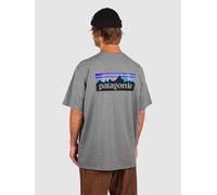 Patagonia P-6 Logo Responsibili T-Shirt gravel heather Herren Gr. XL